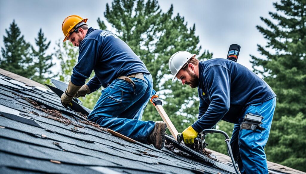 replacing a worn-out roof