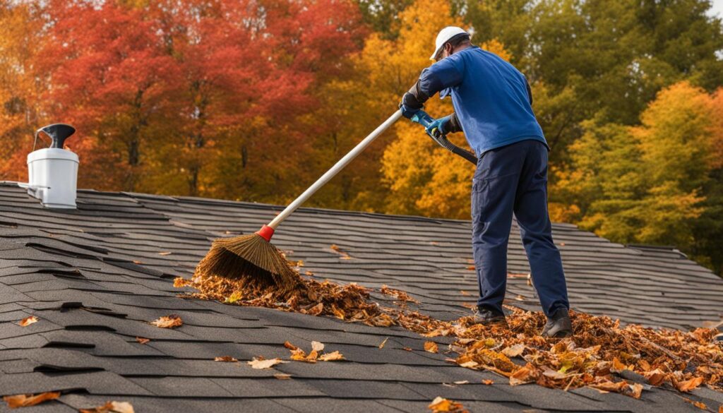 roof debris removal