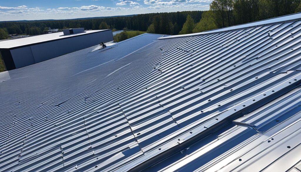 standing seam metal roof