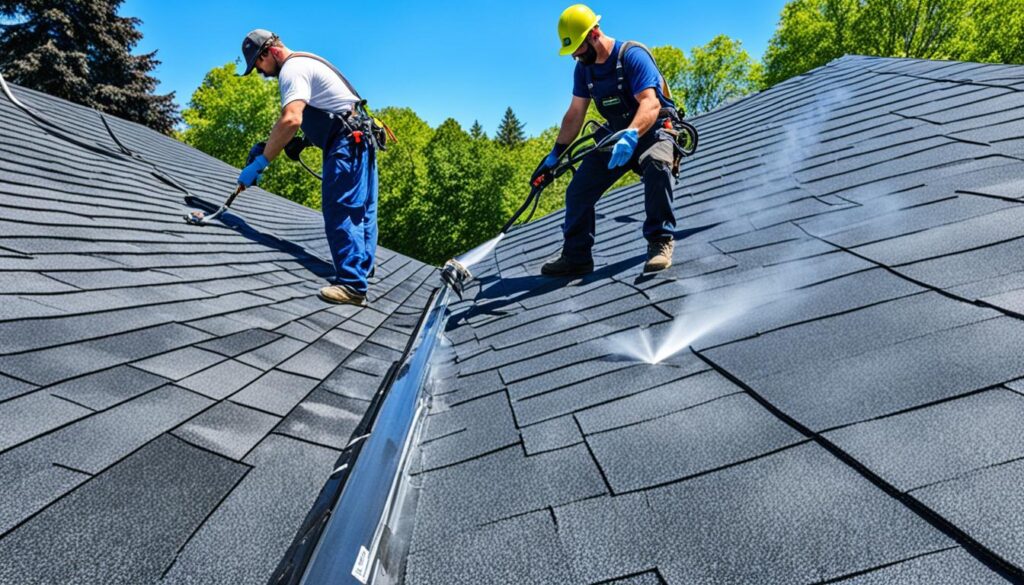 composite roof maintenance