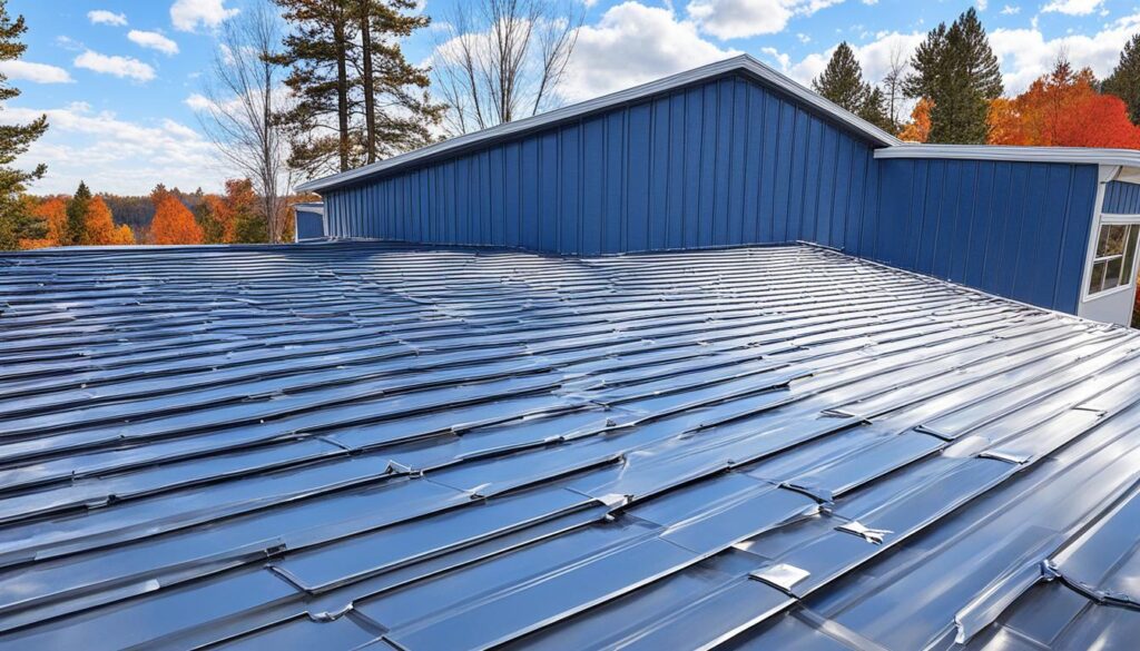 oil canning on a metal roof