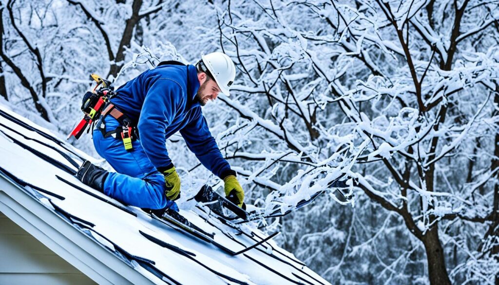 risks of winter roof installation