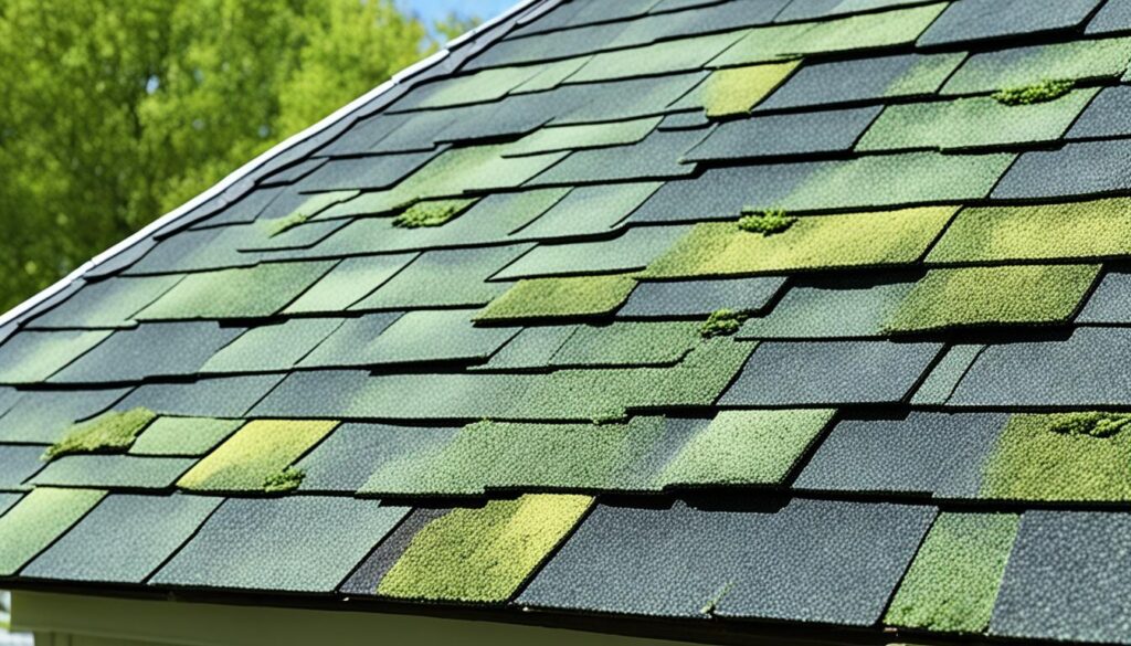 roof aging process