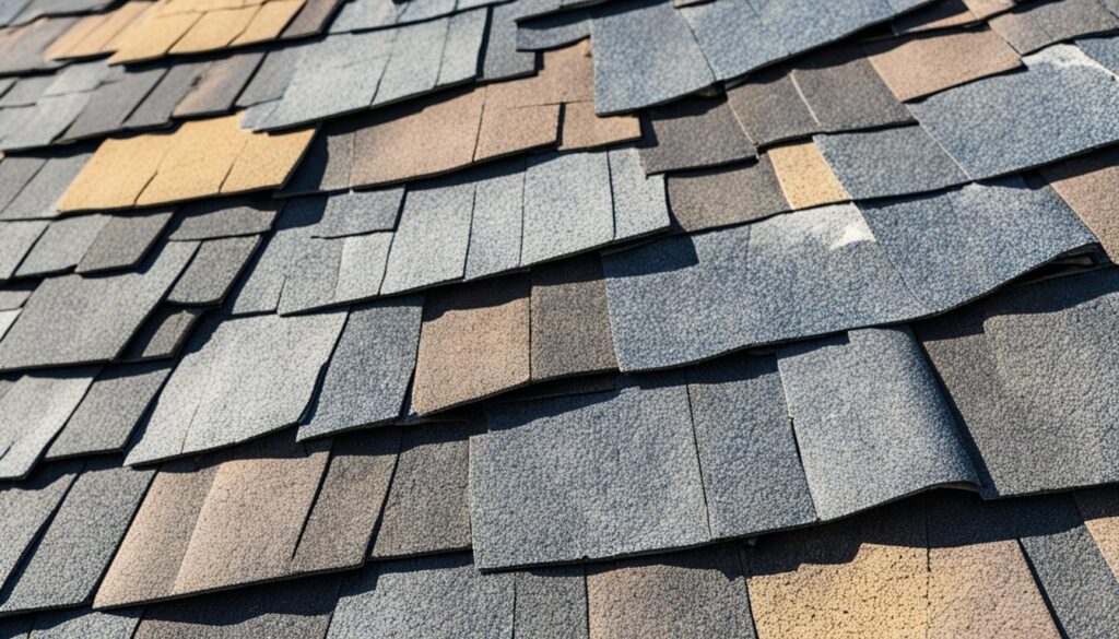 roof with multiple shingle layers