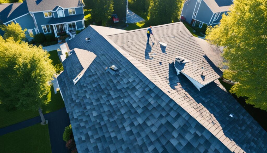 routine roof inspection