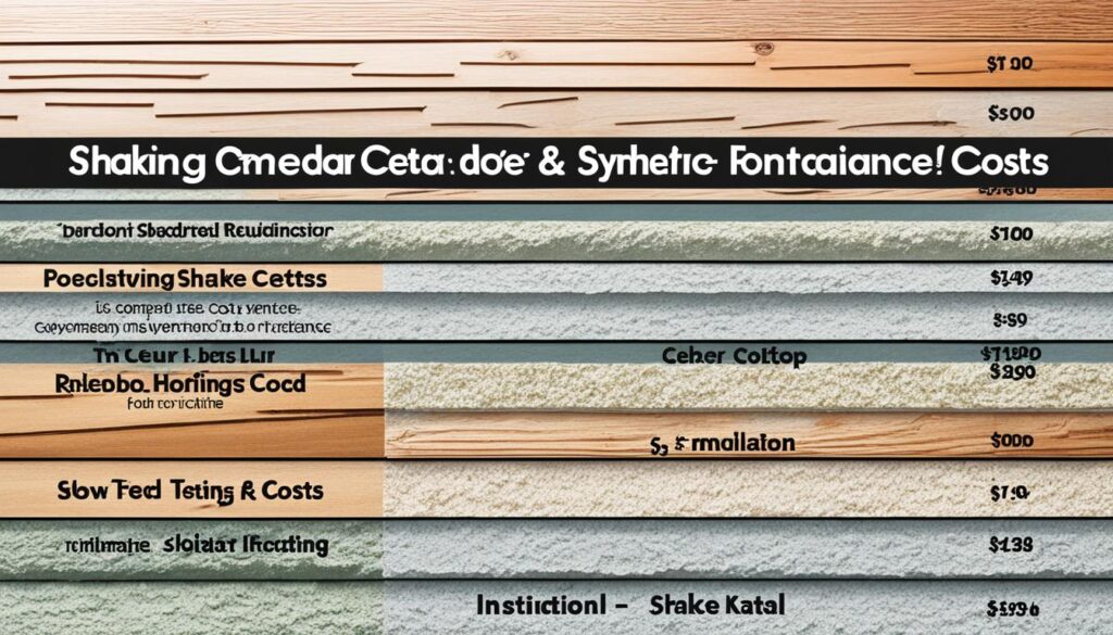 synthetic cedar shake roofing pricing