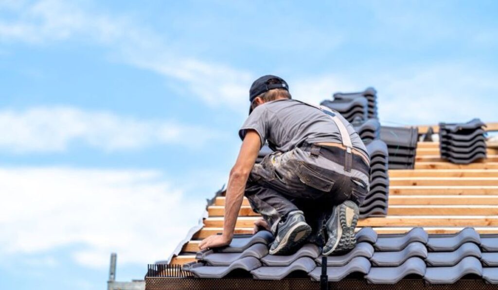 Tar-roofing